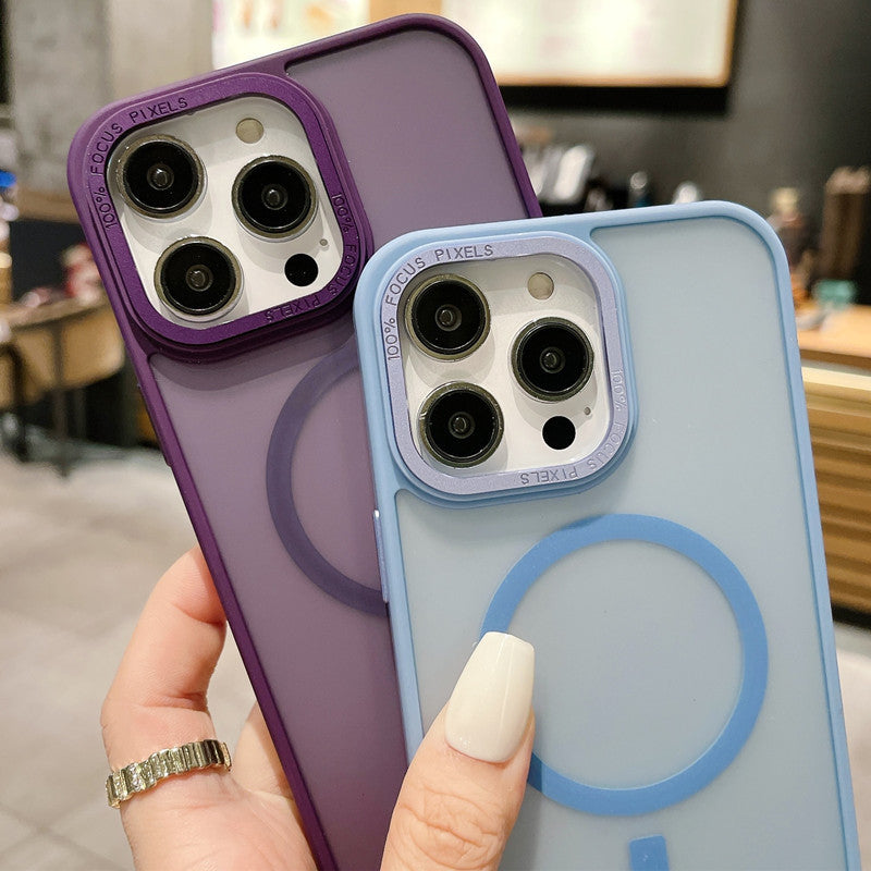 Wholesale Silicone Magnetic Frosted Phone Cases